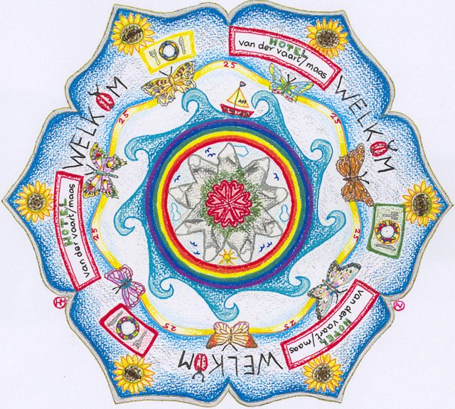 Mandala 25 jaar getrouwd